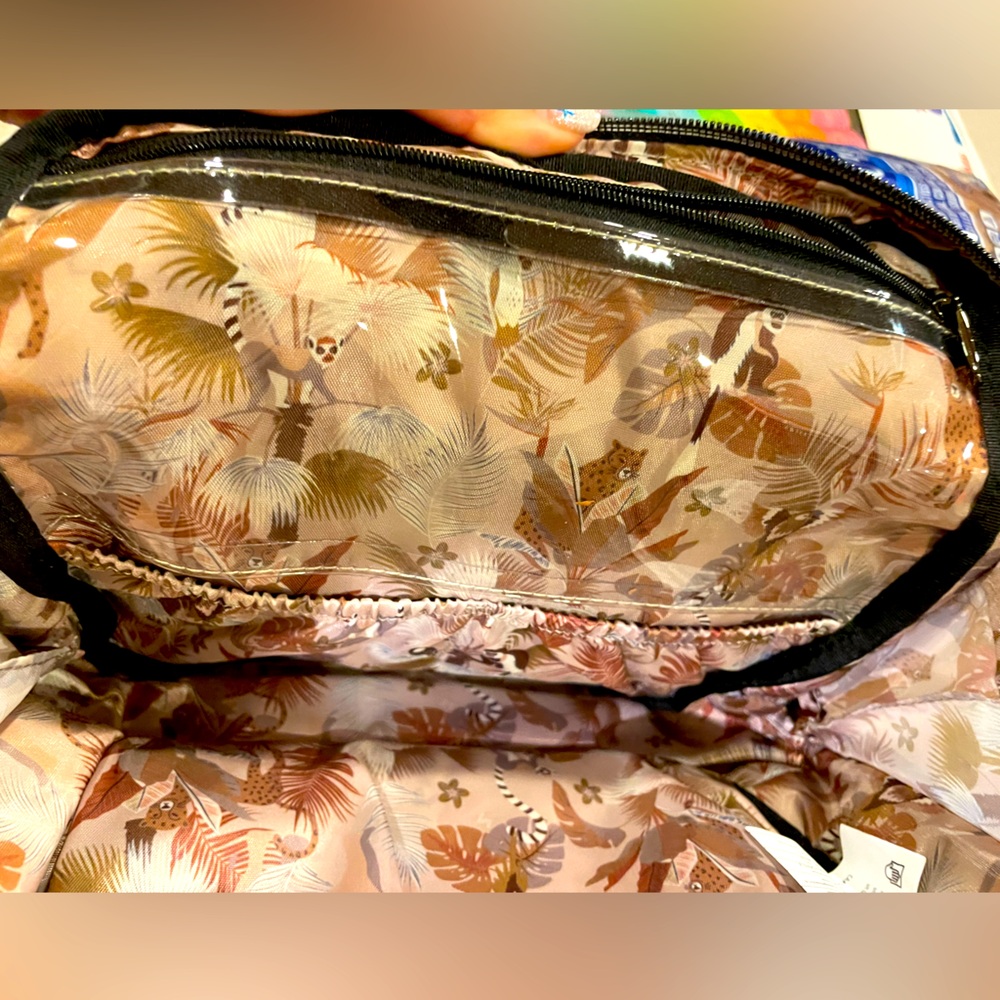 Pre-Owned Lug Ranger Animal Print Medium Cross-Body Bag - Picture 7 of 9